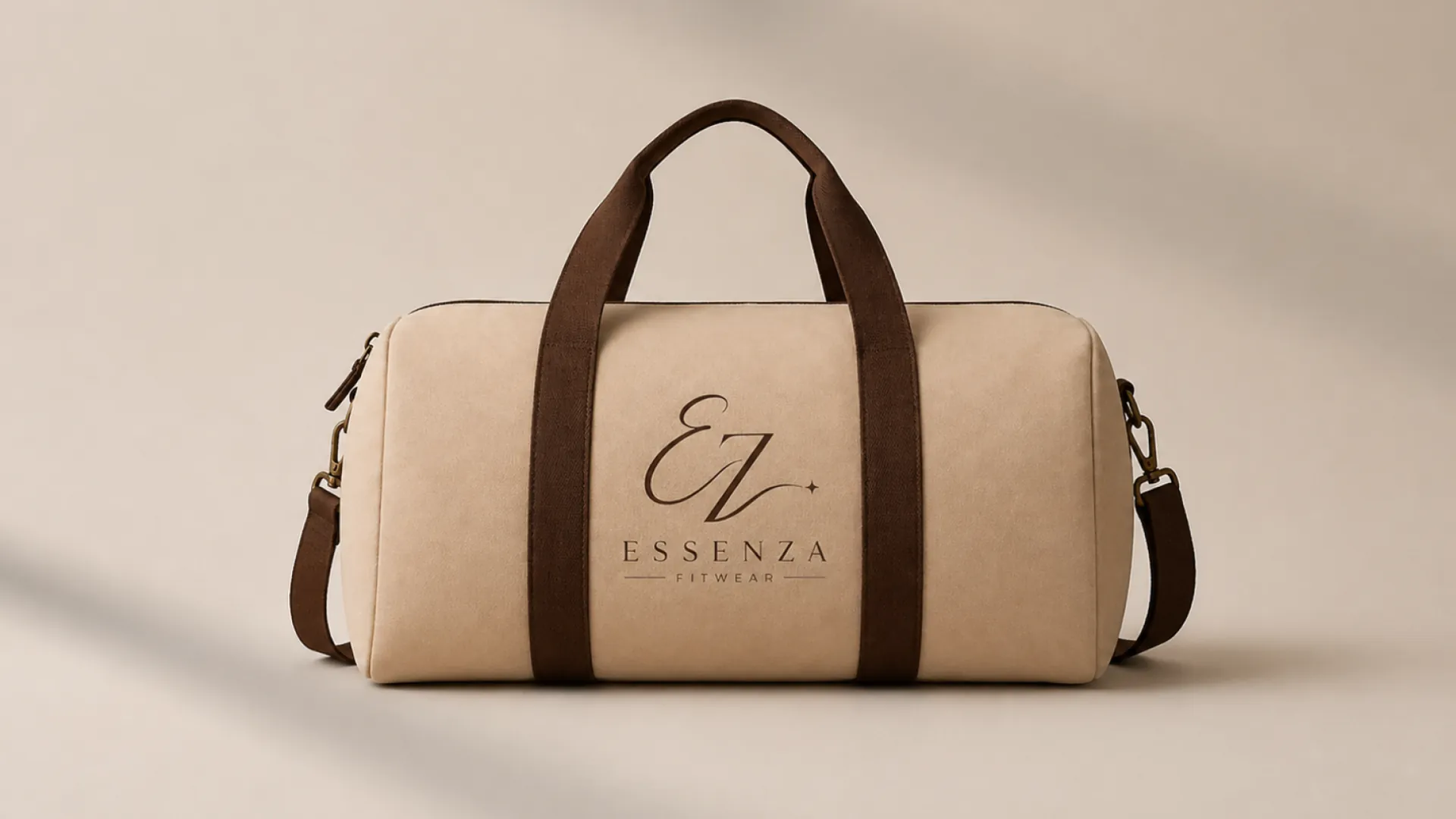 Bolsa com o logotipo da Essenza Fitwear